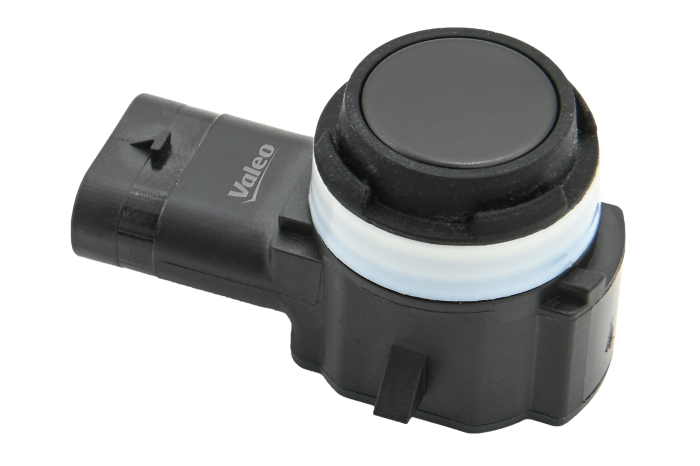 Fertiger Ultraschallsensor, der in Stoßfängern, Türen oder Kofferraumklappen montiert wird. (Bild: Valeo)